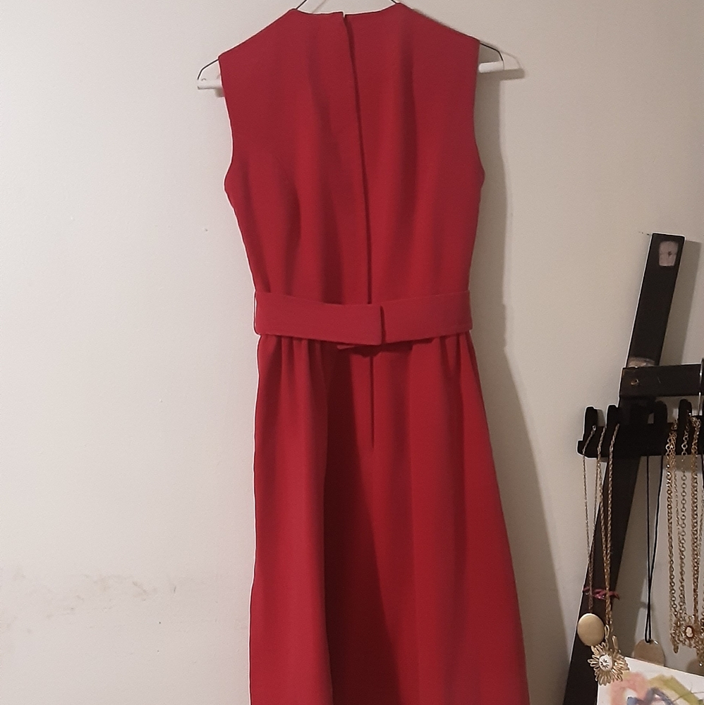1960's brocaded velvet Midge Grand wiggle dress - Picture 11 of 13